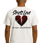WHITE S2L BROKEN HEART T-SHIRT